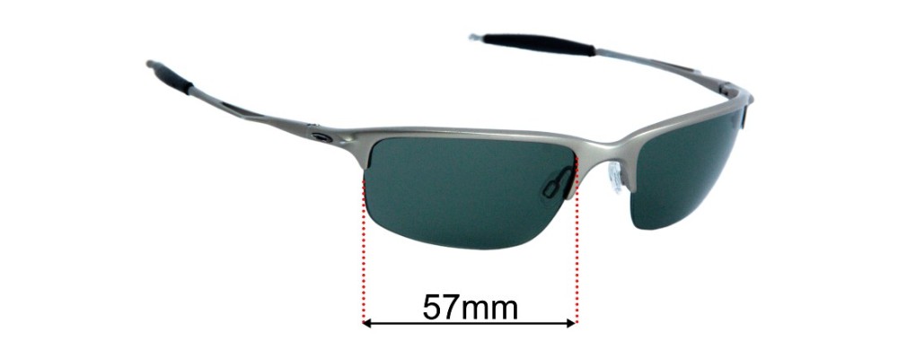 Oakley Half Wire 2.0 57mm Replacement Lenses by Sunglass Fix